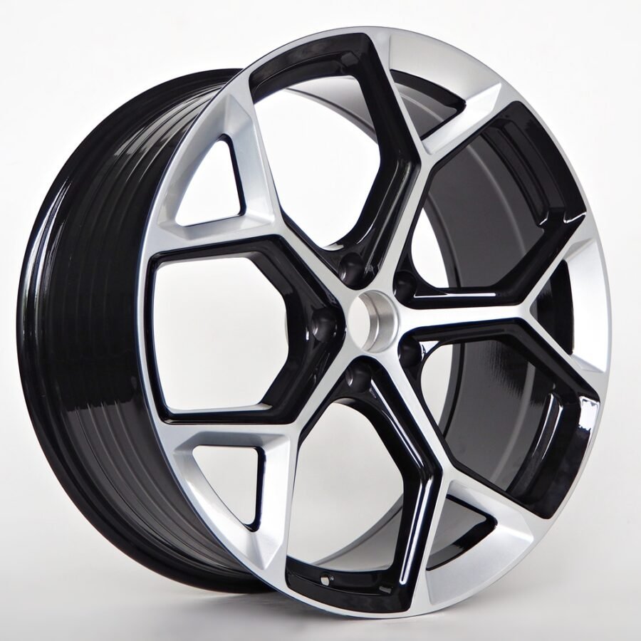 Performance Wheels Dante 10X22 5X112 ET20 66,5 Black + Silver Paint
