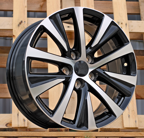 RACINGLINE R17x7.5 5X114.3 ET 40 60.1 H3413F Black Polished (MB) For LEX (Z4) (HYBRID FORGED)