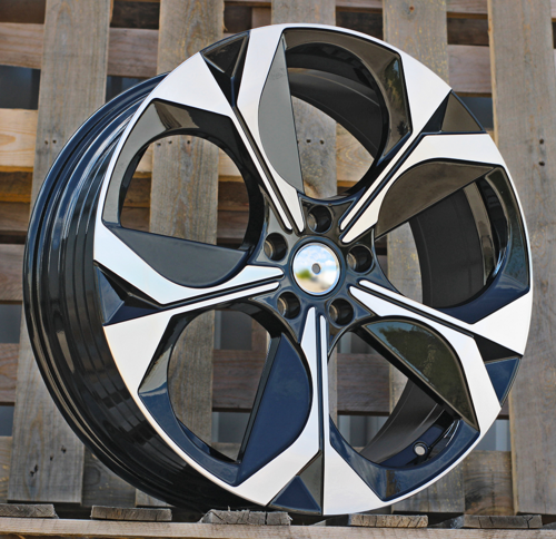 RACINGLINE R20x8 5X112 ET 41 57.1 IN3653F Black Polished (MB) For SKODA (M) (HYBRID FORGED New Model)