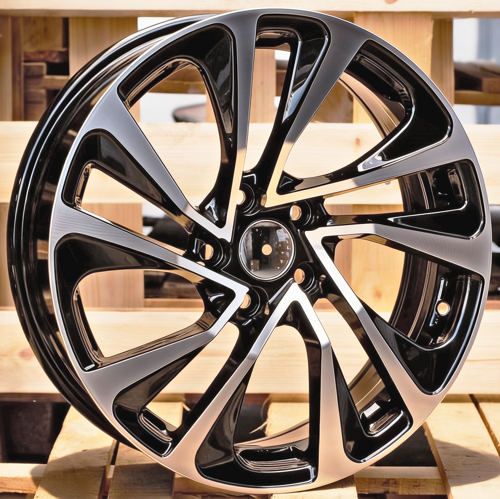 RACINGLINE R17x7 4X108 ET 25 65.1 E1011 (FR387) Black Polished (MB) Fits for CITRO (R+M)