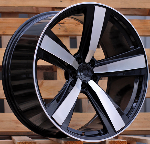 RACINGLINE R21x10 5X112 ET 19 66.5 3S1239 Black Polished (MB) Fits for PORCH (K4) (HYBRID FORGED (Rear+Front)