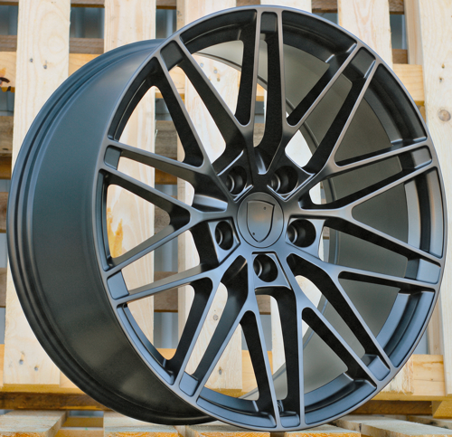 RACINGLINE R20x10 5X130 ET 49 66.5 3S1324 Black Half Matt (BLHM) Fits for PORCH (M) (NEW Macan II (XAB) HYBRID FORGED Rear+Front)