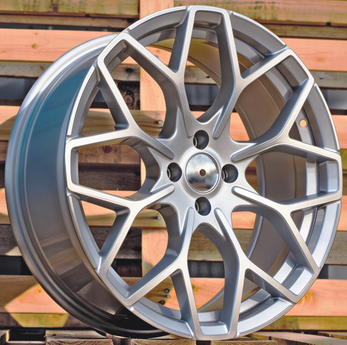 RACINGLINE R16x5.5 3X112 ET 30 57.1 B1449 Machined Silver (MS) Fits for SMART