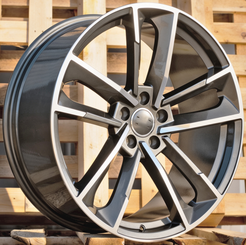 RACINGLINE R19x8.5 5X112 ET 27 66.5 XFE81 (A5395) Grey Polished (MG) Fits for AUD (P)