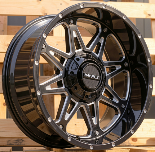 RACINGLINE R20x10 12X135/139 ET M12 106.1 1109A Black (BL) Fits for 4X4 (K3) (Milling)