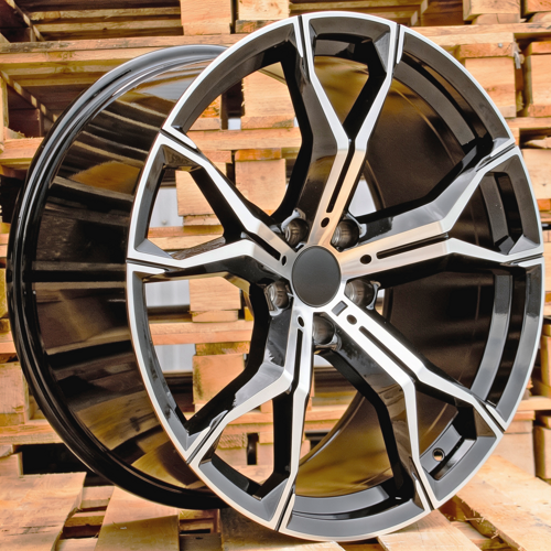 RACINGLINE R20x10 5X120 ET 40 74.1 B5498 (HE5034) Black Polished (MB) Fits for  (P1+P2) (Rear+Front)