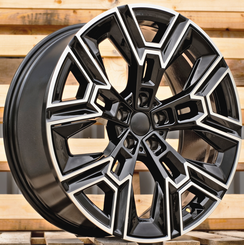 RACINGLINE R20x10 5X112 ET 46 66.6 HF5220 Black Polished+Black Insert (MBB) Fits for  (K8) (HYBRID FORGED New 5 Series VIII / i5 (G60/G61/G68) Rear+Front)