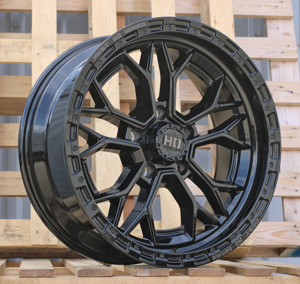 RACINGLINE R22x9 6X135 ET 30 87.1 B1972 Black (BL) Fits for 4X4 (K3) (Milling)