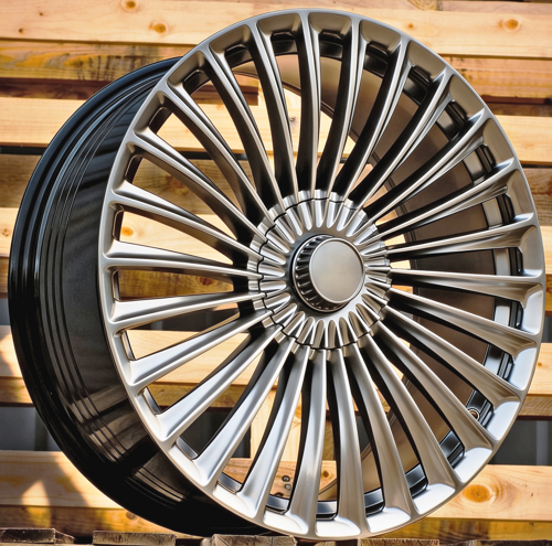 RACINGLINE R19x9.5 5X112 ET 45 66.6 FBX202 Hyper Black (HB) Fits for MER (P2+P1) (HYBRID FORGED Rear+Front)