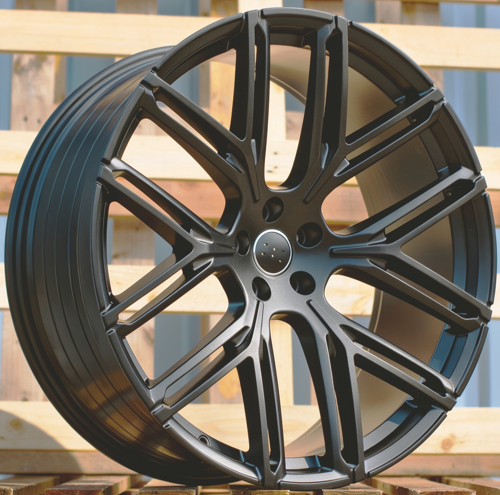 RACINGLINE R22x10 5X112 ET 18 66.5 HF736 Black Half Matt (BLHM) Fits for AUD (Z5) (HYBRID FORGED New Model)