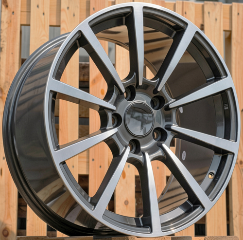 RACINGLINE R20x8.5 5X130 ET 50 71.5 1067 Grey Polished (MG) Fits for PORCH (P)