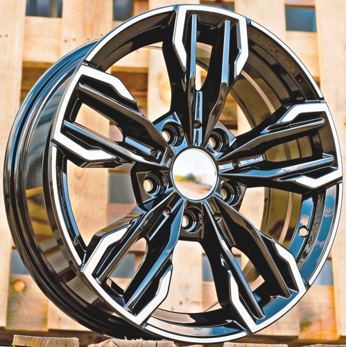 RACINGLINE R16x7 5X120 ET 35 72.6 H581 Black Polished (MB) Fits for  (M)