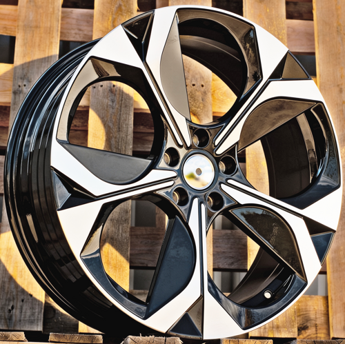 RACINGLINE R20x8 5X112 ET 41 57.1 IN3653F Black Polished (MB) Fits for SKODA (M) (Kodiaq HYBRID FORGED New Model)