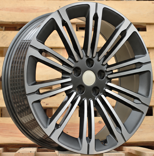 RACINGLINE R24x9.5 5X120 ET 40 72.6 3S1066 (BY1808) Grey Polished (MG) Fits for LAND (K3)