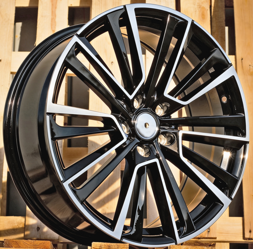 RACINGLINE R18x8 5X112 ET 41 57.1 I0361 Black Polished (MB) Fits for SKODA (A)