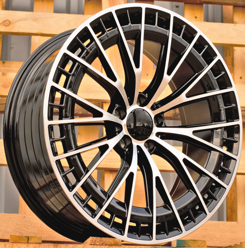 RACINGLINE R19x9 5X112 ET 40 66.6 3S1384 (YF0470) Black Polished (MB) Fits for MER (S) (HYBRID FORGED Rear+Front)