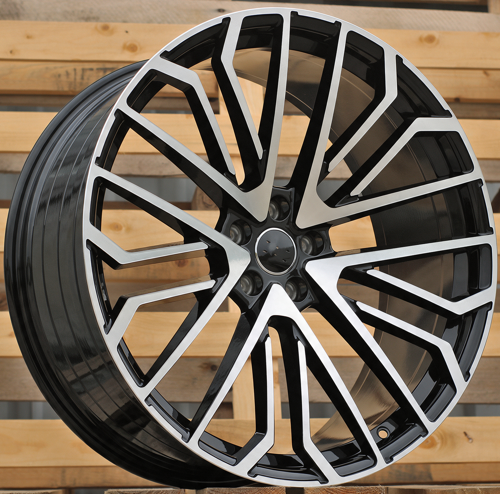 RACINGLINE R21x9.5 5X112 ET 31 66.5 3S1261 (YF0434) Black Polished (MB) Fits for AUD (Z4) (HYBRID FORGED)