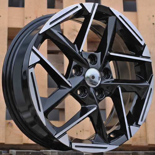 RACINGLINE R17x7 5X114.3 ET 48 67.1 3S1267 Black Polished (MB) Fits for KIA (P) (HYBRID FORGED)