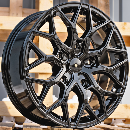 RACINGLINE R18x8 5X160 ET 50 65.1 I0319 (IN-LD1) Black (BL) Fits for RACIN (Z5+M+P2) (HYBRID FORGED Vossen Style (max 1100kg)4X4)