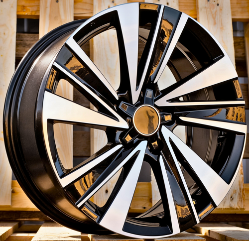 RACINGLINE R16x7 5X114.3 ET 40 60.1 Y1382 Black Polished (MB) Fits for TOYOT (Z7+D5) (NEW Model)