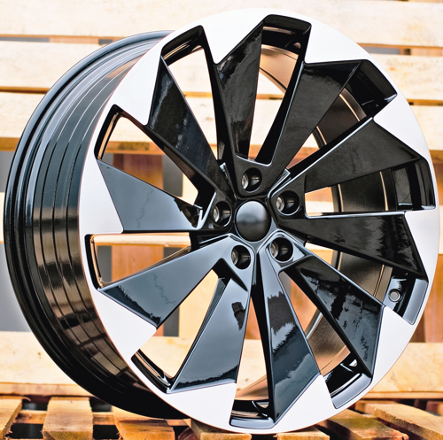 RACINGLINE R21x9 5X112 ET 42 57.1 I1141 Black Polished (MB) Fits for SKODA (K7) (Enyaq (Front+Rear)