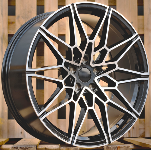 RACINGLINE R18x8 5X120 ET 34 72.6 I0293 Black Polished (MB) Fits for  (K7+Z5)