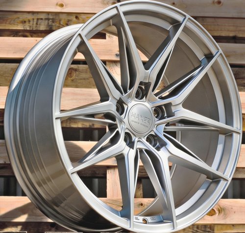 HAXER R18x8 5X112 ET 35 66.5 HX036 (IN3614F) Silver Shining (SS) Fits for HAXER (Z6) (HYBRID FORGED)