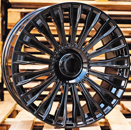 RACINGLINE R20x8.5 5X112 ET 35 66.6 I0313 (FBX227) Black (BL) Fits for MER (Z5) (HYBRID FORGED Front+Rear)