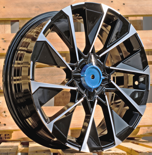 RACINGLINE R17x7 4X100 ET 37 60.1 I2102 (HF2102) Black Polished (MB) Fits for RENAU (P2+M) (HYBRID FORGED)
