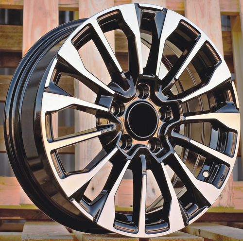 RACINGLINE R16x6.5 5X110 ET 40 65.1 B1370 Black Polished (MB) Fits for FIAT (Z7)