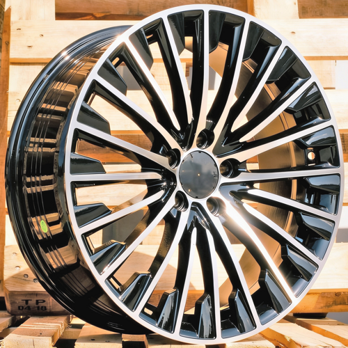 RACINGLINE R19x9.5 5X112 ET 45 66.5 FBX132 Black Polished (MB) Fits for MER (Z5) (HYBRID FORGED Rear+Front)