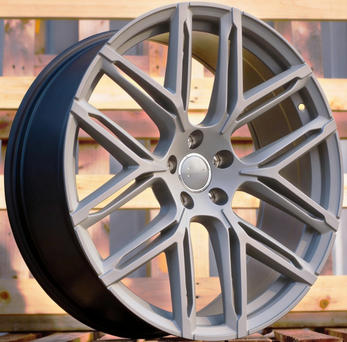 RACINGLINE R21x9.5 5X112 ET 30 66.5 HF736 (FB734) Grey Polished Matt (MGM) Fits for AUD (K8+Z6) (HYBRID FORGED)