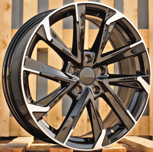 RACINGLINE R18x7.5 5X114.3 ET 40 60.1 I5547 Black Polished (MB) Fits for TOYOT (K7)