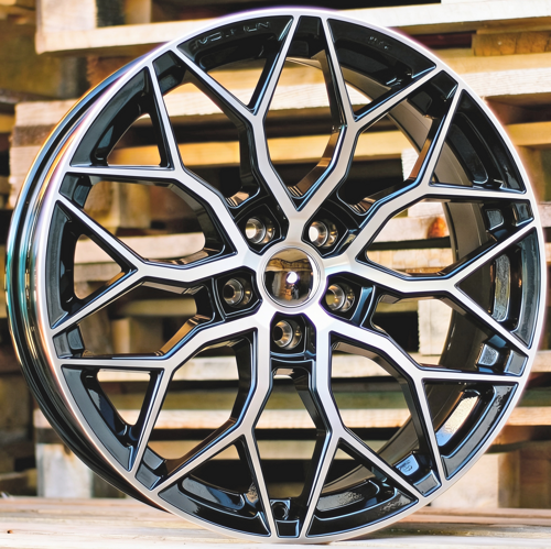 RACINGLINE R19x8.5 5X112 ET 40 66.6 H4101 (BY1920) Black Polished (MB) Fits for RACIN (Z3+Z6) (Style Vossen)