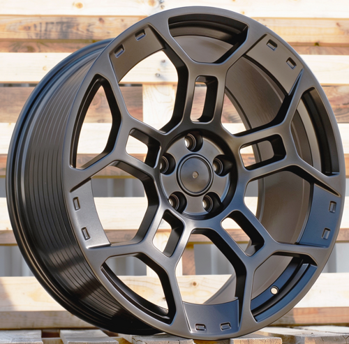 RACINGLINE R20x9.5 5X114.3 ET 30 70.5 F3133 Black Half Matt (BLHM) Fits for FORD (Z7) (MUSTANG HYBRID FORGED Front+Rear)