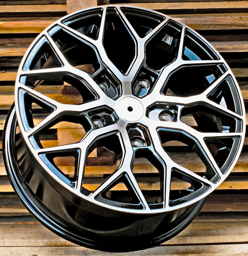 RACINGLINE R18x8 5X160 ET 50 65.1 I0319 (IN-LD1) Black Polished (MB) Fits for RACIN (K7+M+Z5) (Style Vossen (max 1100kg)4X4)