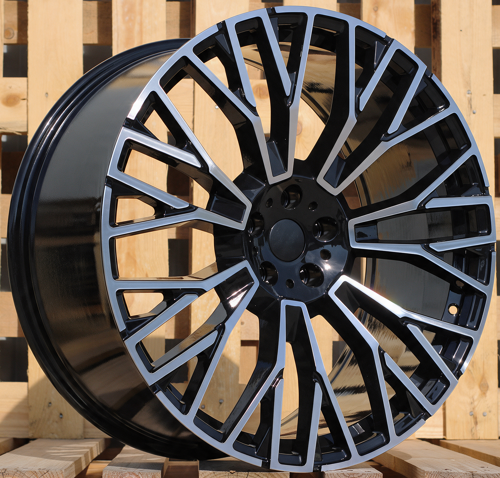 RACINGLINE R21x10.5 5X112 ET 43 66.6 3S1111 Black Polished (MB) Fits for  (K4+P) (HYBRID FORGED New  X5)