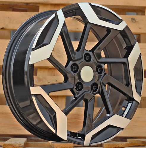 RACINGLINE R18x7.5 5X114.3 ET 45 67.1 3S1080 Black Polished (MB) Fits for KIA (P) (HYBRID FORGED)