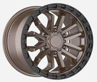 RACINGLINE R17x8.5 6X139.7 ET 10 106.1 F3090 Satin Black (SB) Fits for 4X4 (K3) (HYBRID FORGED)